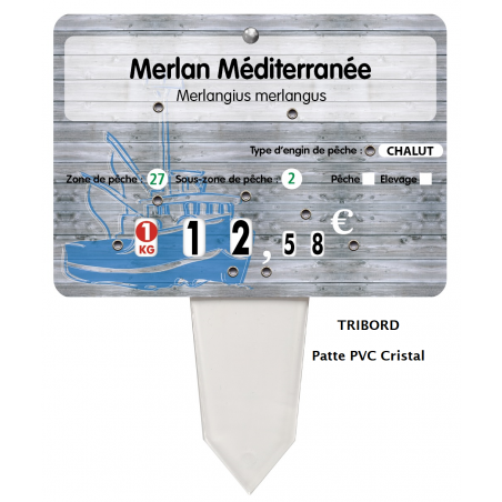 Etiquettes pique-prix à roulettes, avec texte personnalisé - à dessin