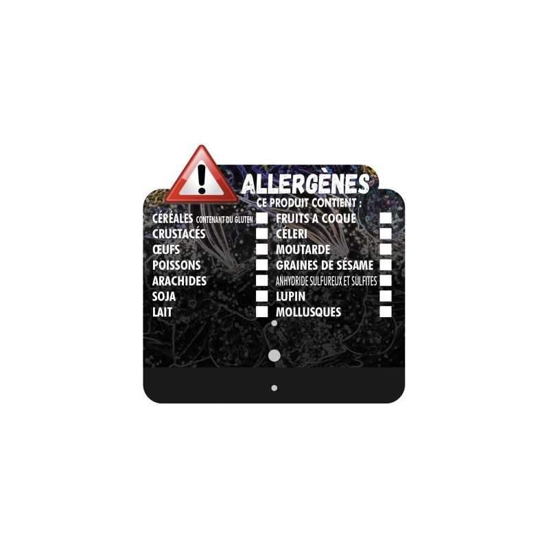 Surmontoir Allergènes - Lot de 10