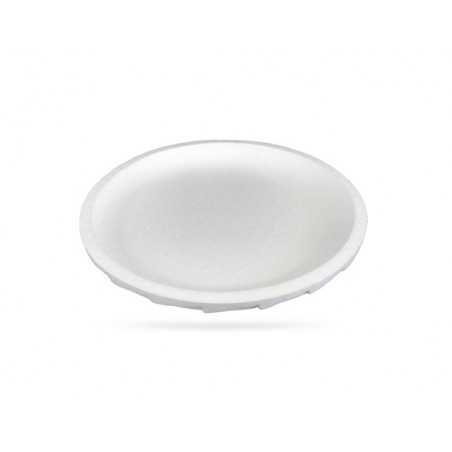 Plateau polystyrène rond diamètre 50 cm blanc (x20) - PSE