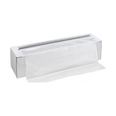 Film étirable alimentaire en boîte distributrice 300x300mm x6m (x 6 rouleaux)