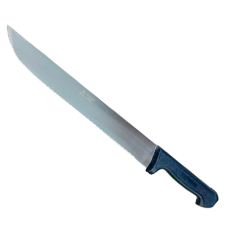 Couteau à poisson à dents 25 cm moulé noir - AU NAIN