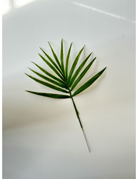 Feuilles de palmier Chamaerops artificielle x 5 -  H 40 cm D 26 cm