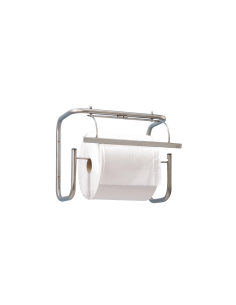 Dérouleur mural pour bobine papier - Inox - Largeur 35 cm