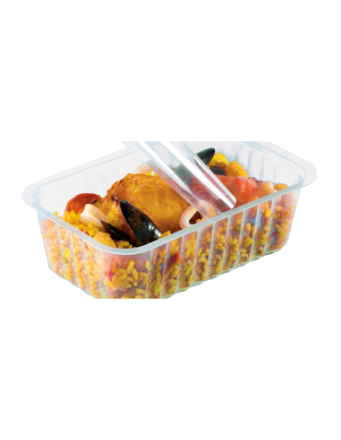 Barquette pp translucide Thermoscellable (-20°...