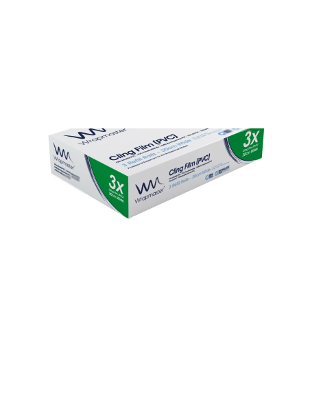 Film étirable pour dévidoir Wrapmaster® - Laize 30 m 300 X 300 m - Colis de 3 rouleaux