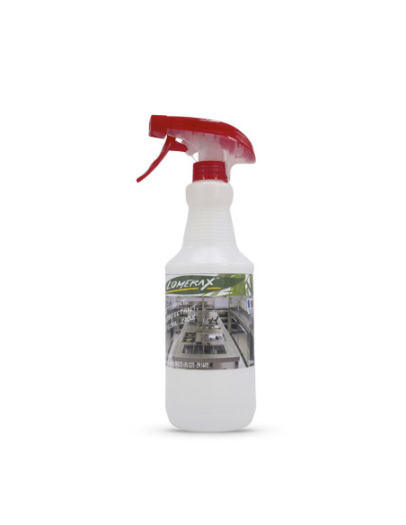 SPRAY NETTOYANT DESINFECTANT SPECIAL INOX CONTACT ALIMENTAIRE 750ML - COLIS DE 6