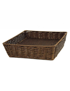 Manne synthétique chocolat (x5) 25x25