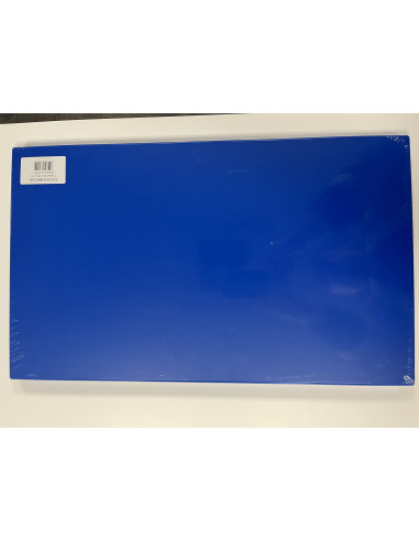 PLANCHE A DECOUPER 50X30X2CM BLEUE LISSE A PIEDS