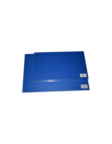 PLANCHE A DECOUPER 60X40X2CM BLEUE LISSE A PIEDS