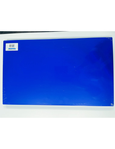 PLANCHE A DECOUPER 60X40X2CM BLEUE LISSE A PIEDS