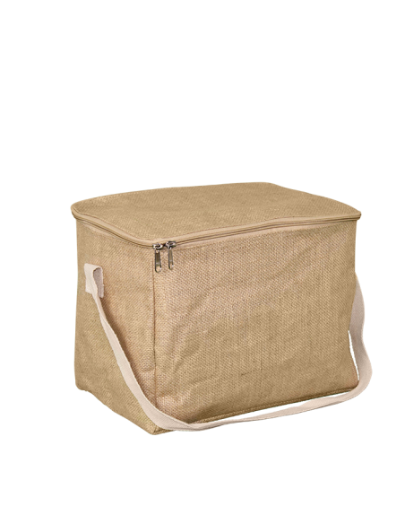 Sacs glacières isothermes NEUTRE en jute (x240)