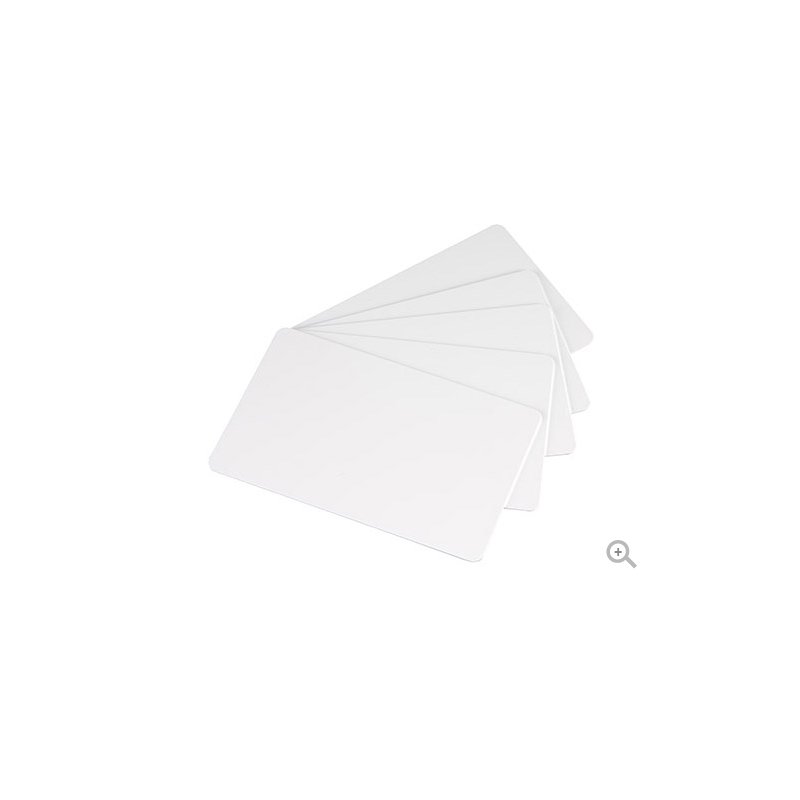 Carte PVC Blanches 86x54mm -  Paquet de 100 cartes