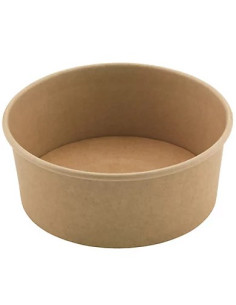 Bol / boîte ronde en kraft brun 750ML - Colis 300