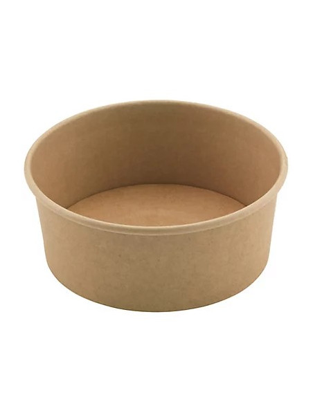 Bol / boîte ronde en kraft brun 750ML - Colis 300