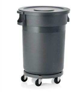 Poubelle 120L  avec roulettes et couvercle