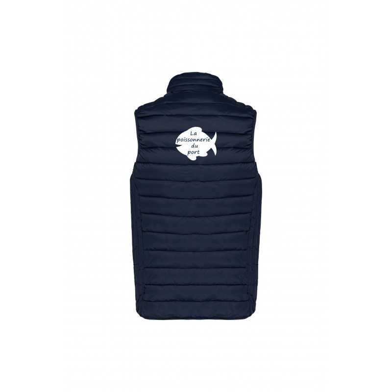 Doudoune sans manches - BRODERIE LOGO DOS