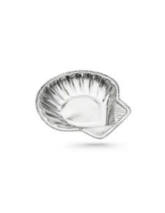 COQUILLE SAINT JACQUES EN ALUMINIUM D.12.3 CM (100 U)