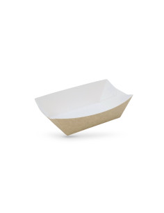 BARQUETTE BATEAU SNACKING 500ML GAMME KRAFT BRUN 11X6.8X4...