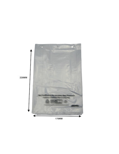SAC LIASSE BD TRANSPARENT 17X22 CM 50µ (x1000)