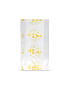 SAC A PAIN TRANCHE TRANSPARENT MACROPERFORE IMPR. BEIGE...