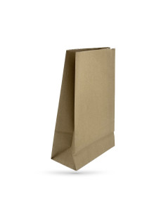 SAC EN PAPIER KRAFT BRUN 25.5X14X42 CM 80 GRS MATIERE...