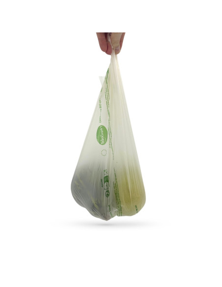 SAC ROULEAU FOND ETOILE NATUREL BIOCOMPOSTABLE 35X45 CM 10µ (2400 U)