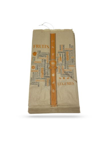 SAC FRUITS 1 KG PREMIUM KRAFT TRAITE WS 40 GRS...