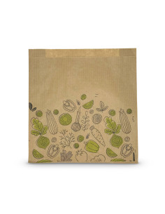 SAC FRUITS 2 KG KRAFT BRUN EXOTIC TRAITÉ WS 40G...