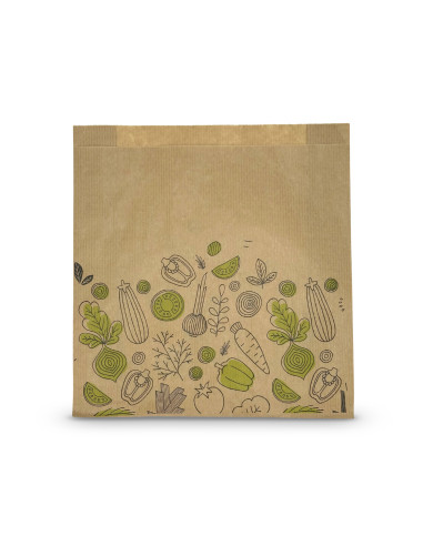 SAC FRUITS 2 KG KRAFT BRUN EXOTIC TRAITÉ WS 40G...