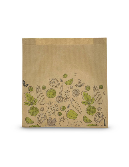 SAC FRUITS 2 KG KRAFT BRUN EXOTIC TRAITÉ WS 40G 24+7.5+7.5X26 CM (500 U)