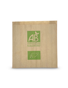 SAC FRUITS 3 KG KRAFT BRUN EXOTIC TRAITÉ WS BIO 40G...