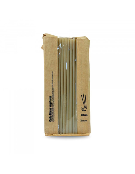 PAILLE FIBRE VEGETAL 20X6 CM (6000 U)