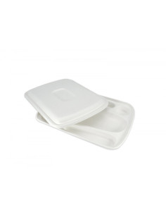COUVERCLE GAMME BIO 39.5X28.2X2.5 CM POUR PLATEAU REPAS... 2
