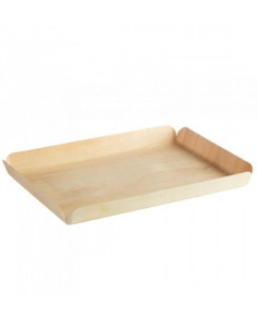 PLATEAU EN BOIS MADERA 30.9X21.3X3 CM (couvercle vendu...