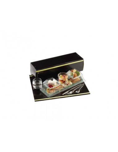 PLATEAU REPAS EN KIT ECRIN CARTON 40X12.6X11.3...