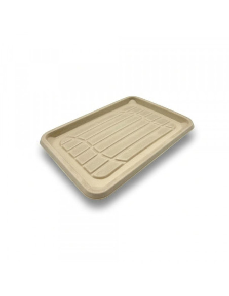 PLATEAU REPAS RECTANGULAIRE GAMME BIO 35X24X2 CM (COUV C4G541) (150 U)