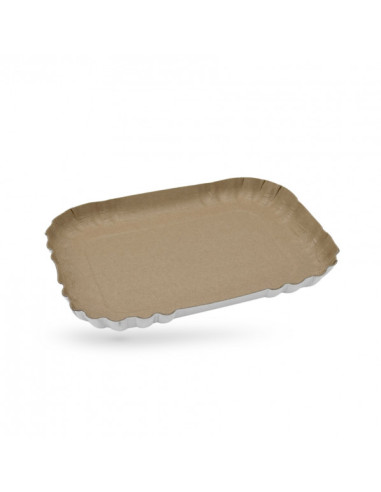 PLATEAU TRAITEUR KRAFT BRUN 14X19 CM (400 U)