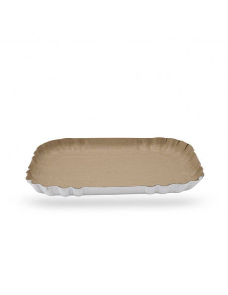 PLATEAU TRAITEUR KRAFT BRUN 14X19 CM (400 U)