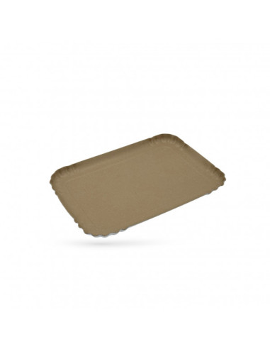 PLATEAU TRAITEUR KRAFT BRUN 19X28 CM (200 U)
