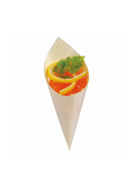 CONE EN FEUILLE DE PIN H.18 CM (1250 U)