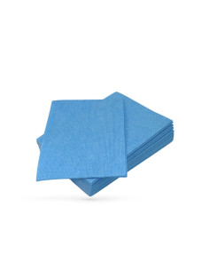 Lavette bleue 35x50 cm - 80 gr/m² - Lot de 25 u
