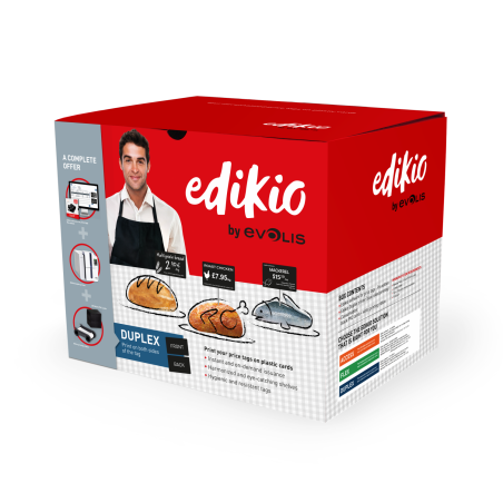 Pack d'impression d'étiquettes "Duplex" EDIKIO
