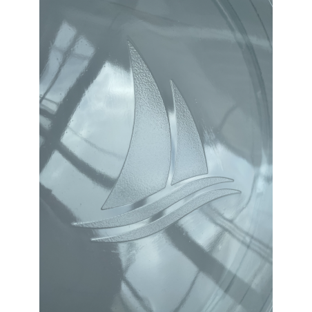 Coiffes D50 clipsables pour plateaux Fruits de Mer réutilisables -  Rond 50 cm - Némo x 16