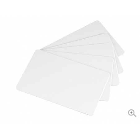 Carte PVC Blanches 86x54mm - 5x100 cartes