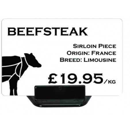 Carte PVC Blanches 86x54mm - 5x100 cartes