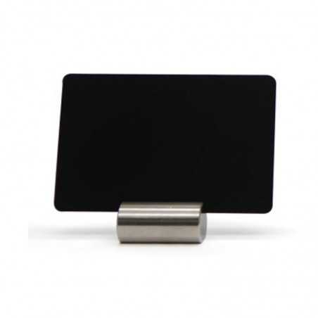 Porte étiquettes bas en inox EDIKIO - x10